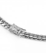 Crystal Lock Chain Necklace