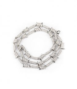 Crystal Wire Knot Necklace
