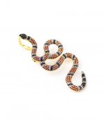 Pendant Red Black Snake Necklace