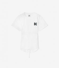 Kenzo Sport Open Back White T-Shirt