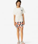 Kenzo Sport Open Back White T-Shirt