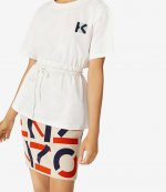 Kenzo Sport Open Back White T-Shirt