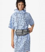 Kenzo Logo Grey Belt Bag
