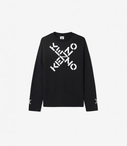Kenzo Sport Skate Long Sleeve Black T-Shirt
