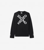 Kenzo Sport Skate Long Sleeve Black T-Shirt