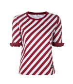 KENZO T-SHIRT WITH RUFFLE FINISHING