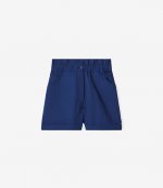 High Waist Elastic Navy Short