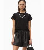 Foundation JSY Shrunken Paint Logo Black Tee