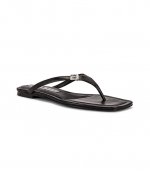Ivy Flat Thong Black Sandal