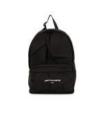 Wangsport Black Twill Nylon Backpack