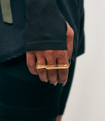 3 Fingers Gold Ring