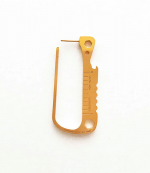 Carabiner Gold Earring