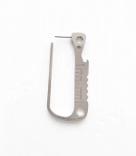 Carbiner Silver Earring