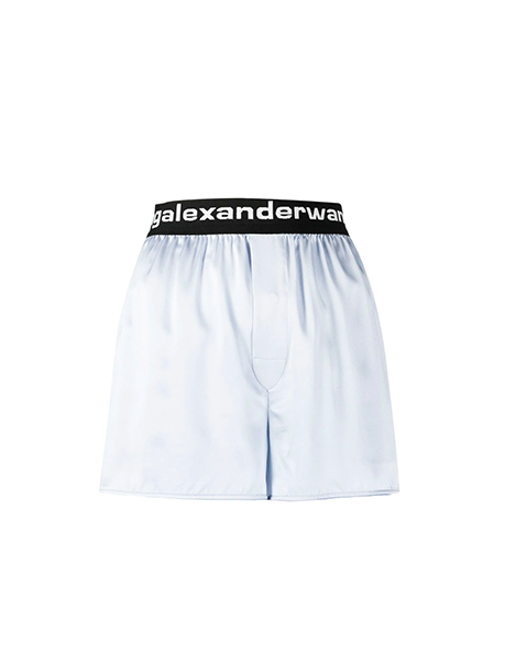 Xenon Blue Boxer Short With Logo Waist