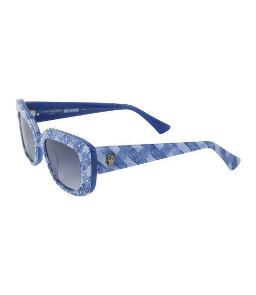 ShoreditchGem Rectangle Fuxia Sunglasses
