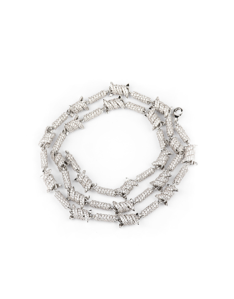 Crystal Wire Knot Necklace
