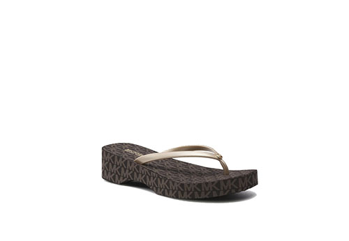 Lilo Brown/ Gold Flip Flop