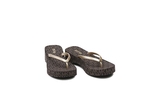Lilo Brown/ Gold Flip Flop