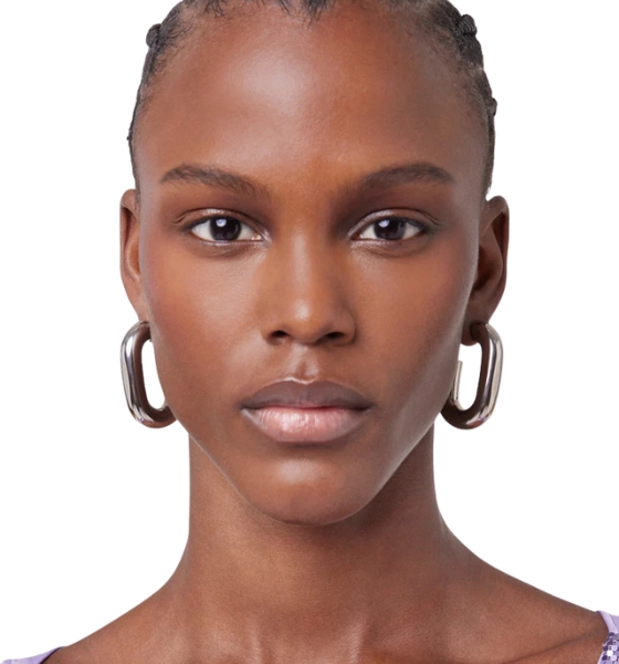 Silver Hoops Earrings