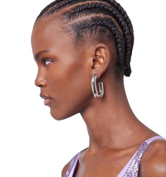 Silver Hoops Earrings