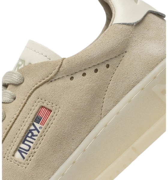 Dallas Low Man Suede/Leat Papyrus/Marsh