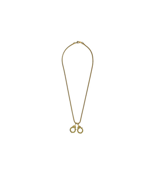Handcuffs Gold Chain