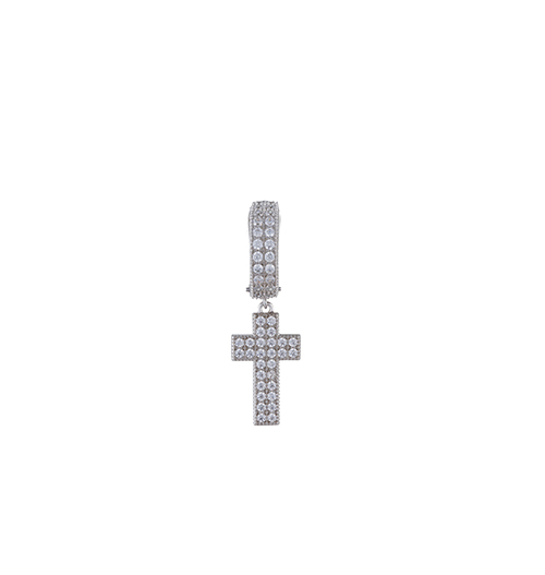 Cross Crystal Earring
