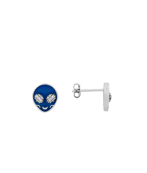 Brother Blue Glow Earrings
