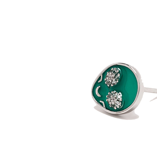 Brother Green Glow Earrings