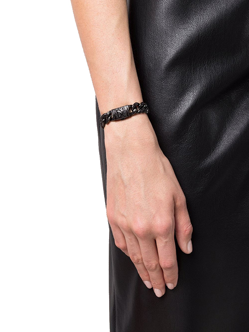 Cuban Pave Vanta Black Bracelet
