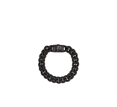 Cuban Pave Vanta Black Bracelet