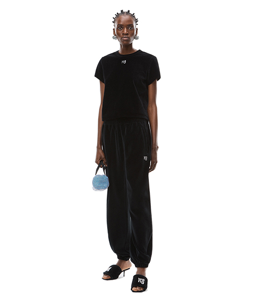 Sweatpant Black With Hotfix Logo