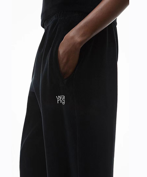Sweatpant Black With Hotfix Logo
