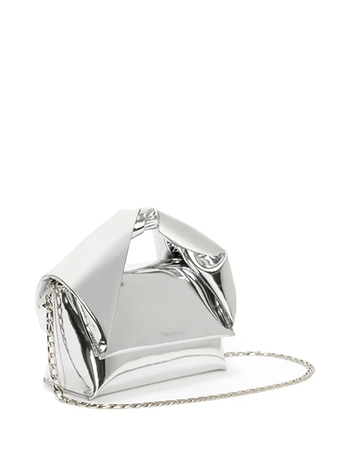 Silver Midi Twister Bag