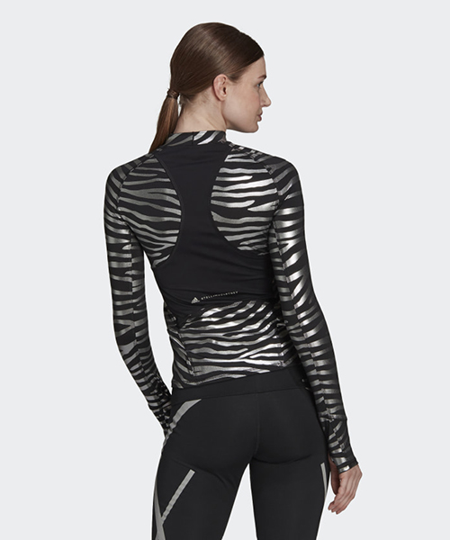 Training Long Sleeve Metallic Print Tee
