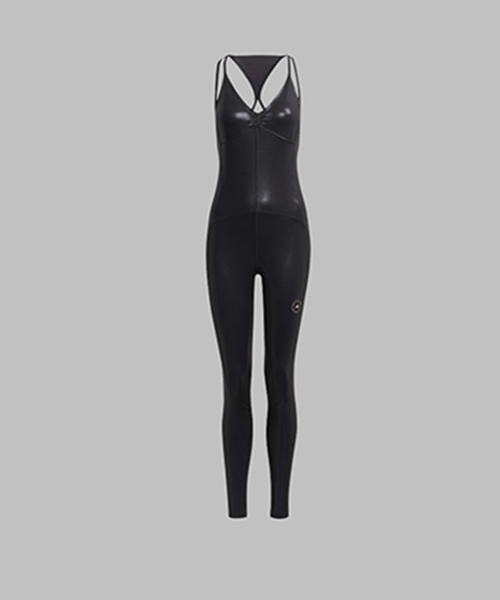 All-in-One Shiny Black Bodysuit