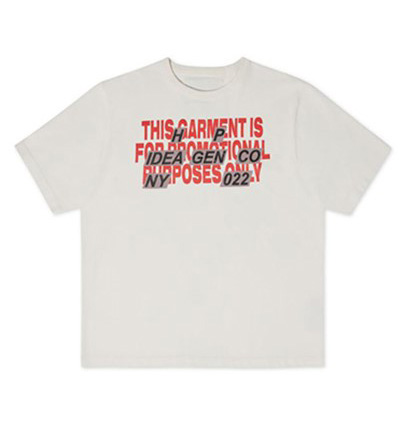HP Promo Only SS Tee White Red