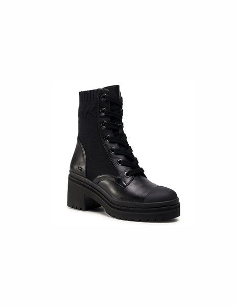MICHAEL KORS BREA BOOTIE SOFT KNIT/STRIPE MK LOGO