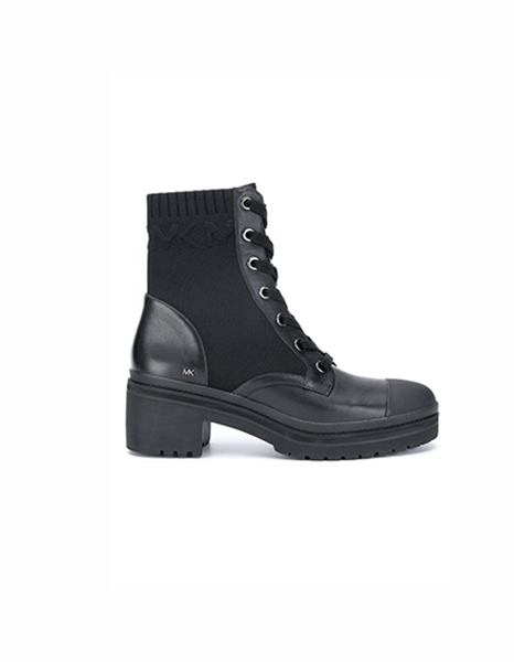 MICHAEL KORS BREA BOOTIE SOFT KNIT/STRIPE MK LOGO