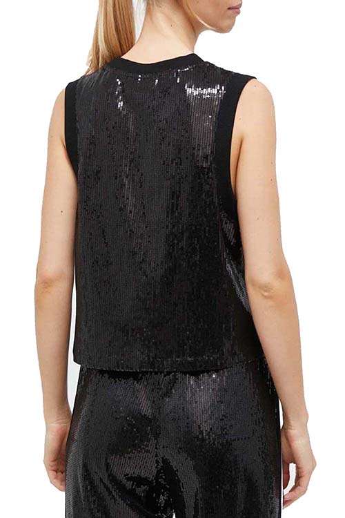 Sleeveless Sequin Top