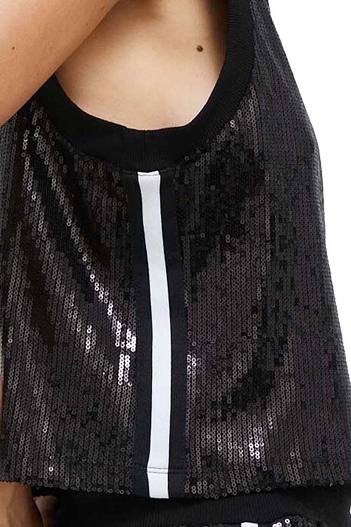Sleeveless Sequin Top