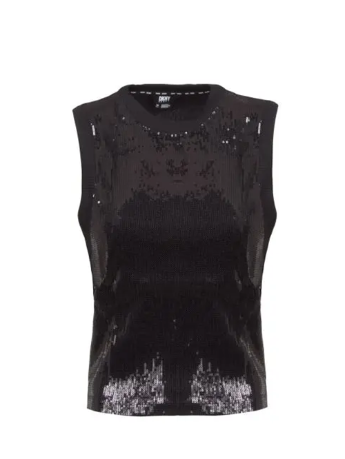 Sleeveless Sequin Top