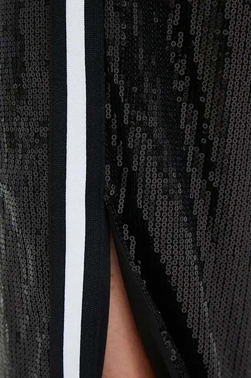 Black Sequin Jogger Pants