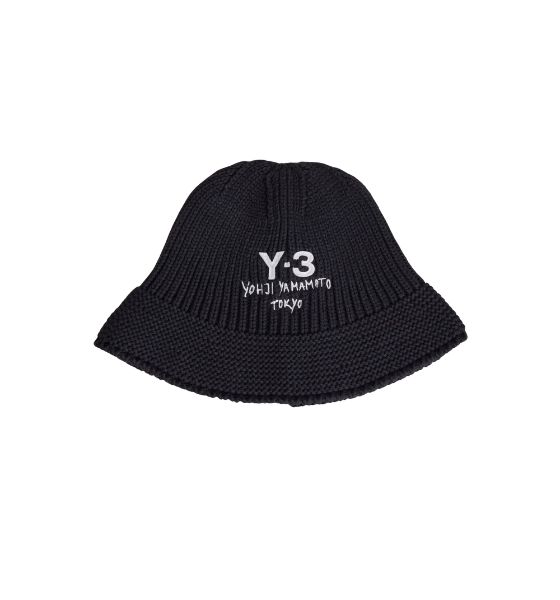 Black Y-3 Knit Bucket