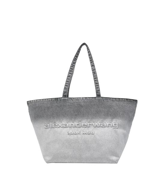 Light Grey Punch Tote Bag
