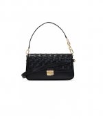 Bradshaw Black Leather Shoulder Bag