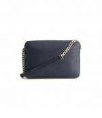 Jet Set Navy Leather Crossbody