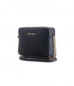 Jet Set Navy Leather Crossbody