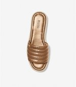 Royce Bronze Leather Slide
