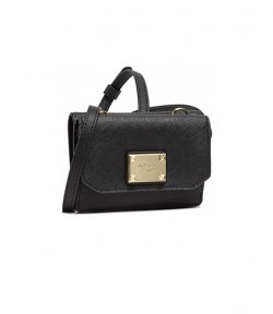 Mini Black Flap Bag